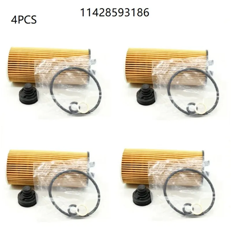 

4 шт. OEM 11428593186 масляный фильтр, высококачественный масляный фильтр двигателя для двигателя Bmw Cooper Mini N46 N20 N55