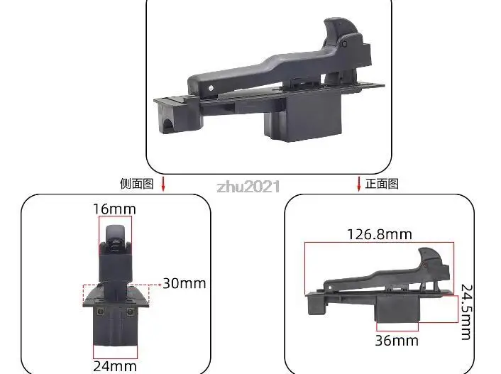 180/230 Angle Grinder Switch - Large Grinding Machine Switch Power Supply Switch Angle Grinder Accessories