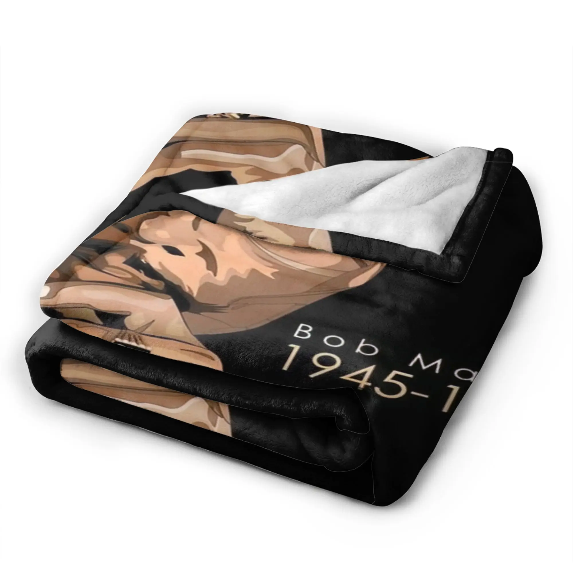 B-Bobs M-MarleyS One Love Plush Blankets Girls Boys  Flannel Throw Blanket For Couch Bed Warm Soft Quality Bedspread Gift