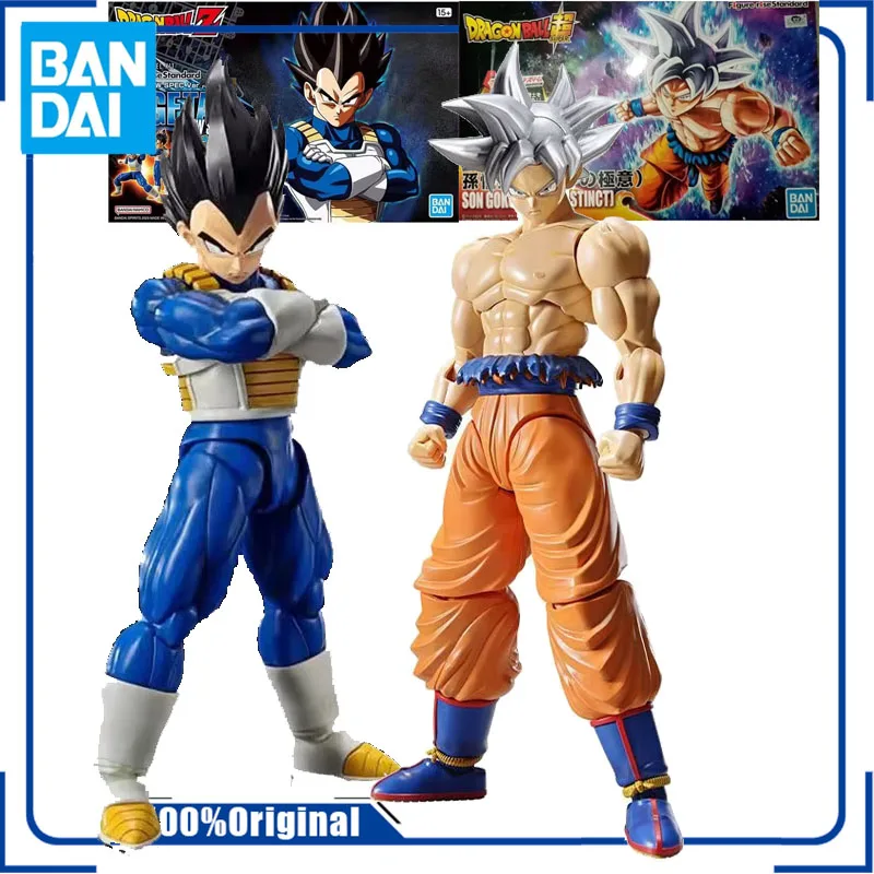 Bandai Original Vegeta SON GOKU (ULTRA INSTINCT)Anime Figure-Rise Standard Frs Dragon Ball Z Model Action Figures Assembly Kit