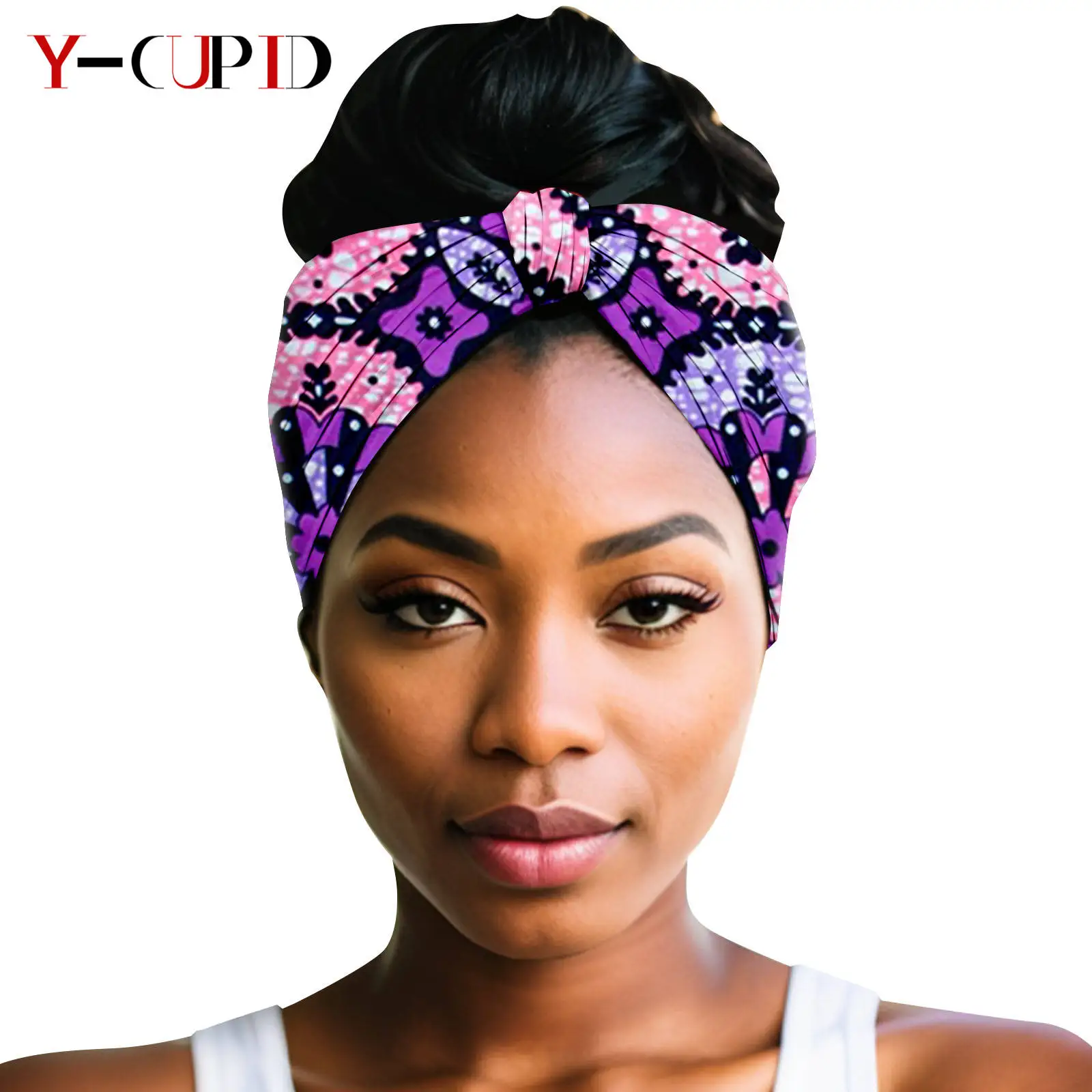 Mode Ankara Kopf Wrap Afrikanische Kleidung Dashiki Frauen Drucken Headwrap Afrikanische Damen Kopfbedeckung Flexible Schal Afrikanischen Turban