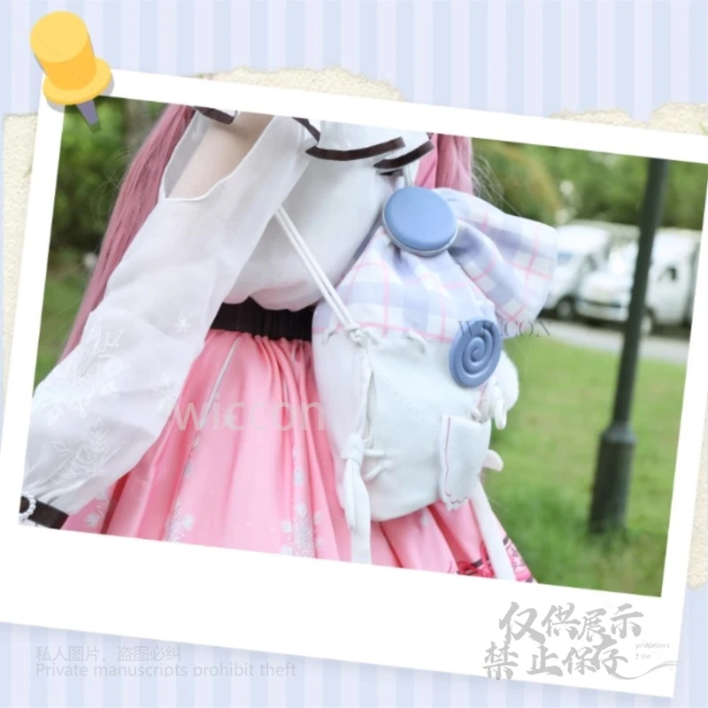 Аниме Косплей Nikki Костюм Бесконечность Nikki Ролевая игра Дискированная тканевая сумка Рюкзак Плетеная сумка Реквизит Y2K Женская вечеринка на Хэллоуин