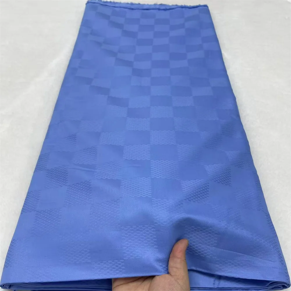 

Blue Luxury Atiku African Men's Suit Fabric 2025 Soft Quaity Men Swiss Lace Fabric High Quality 2025 Man Lace For Cloth A1217-1
