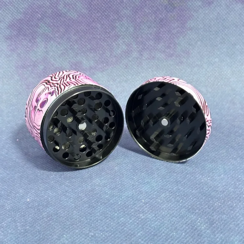 2 بوصة عشب طاحونة التوابل دليل كسارة معدنية مدقة الفلفل هاون الملح قاطعة المطحنة 4-Layers طاحونة أدوات التدخين اكسسوارات #5