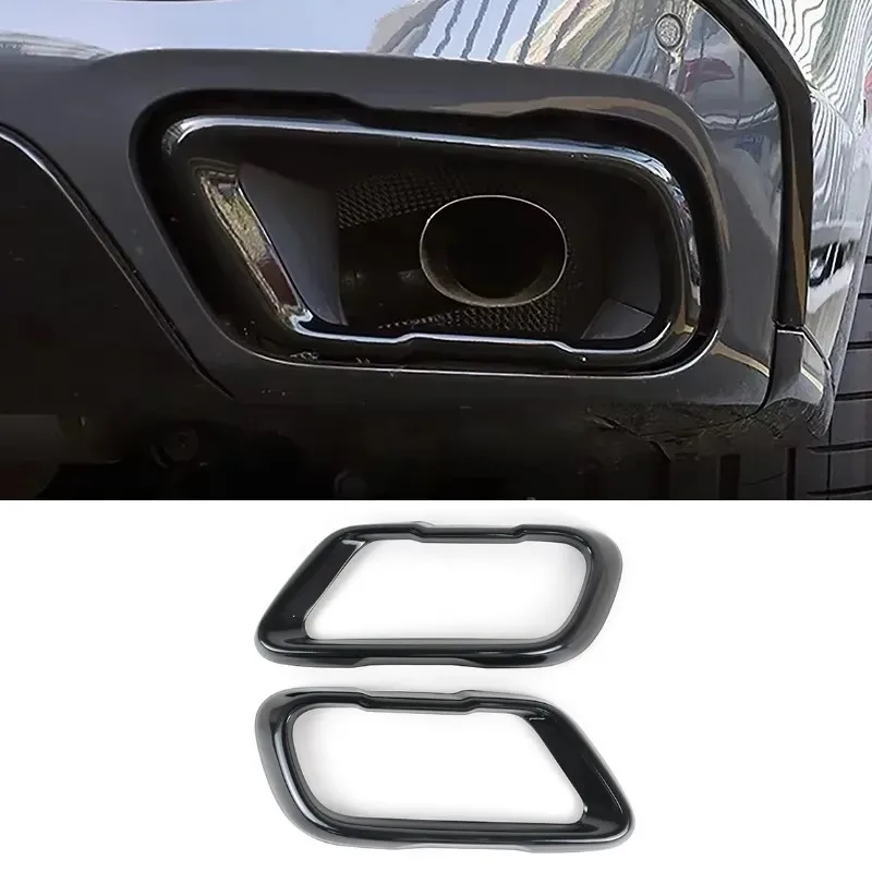 

Автомобиль для BMW X5 X6 X7 G05 G06 G07 2019-2022 хвостовое горло выхлопной трубы, декоративная рамка, наклейки, отделка, внешние аксессуары