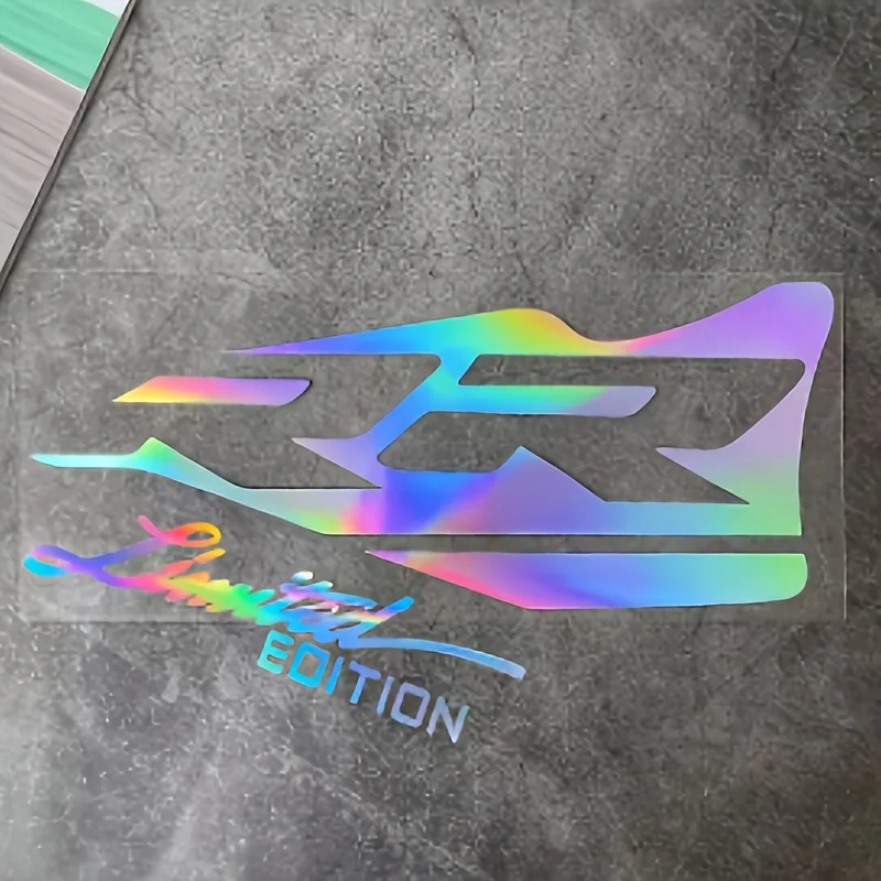 

2D плоская наклейка на мотоциклетный шлем, дизайн RR Limited Edition для автомобильных зеркал заднего вида, стекла и гладких поверхностей