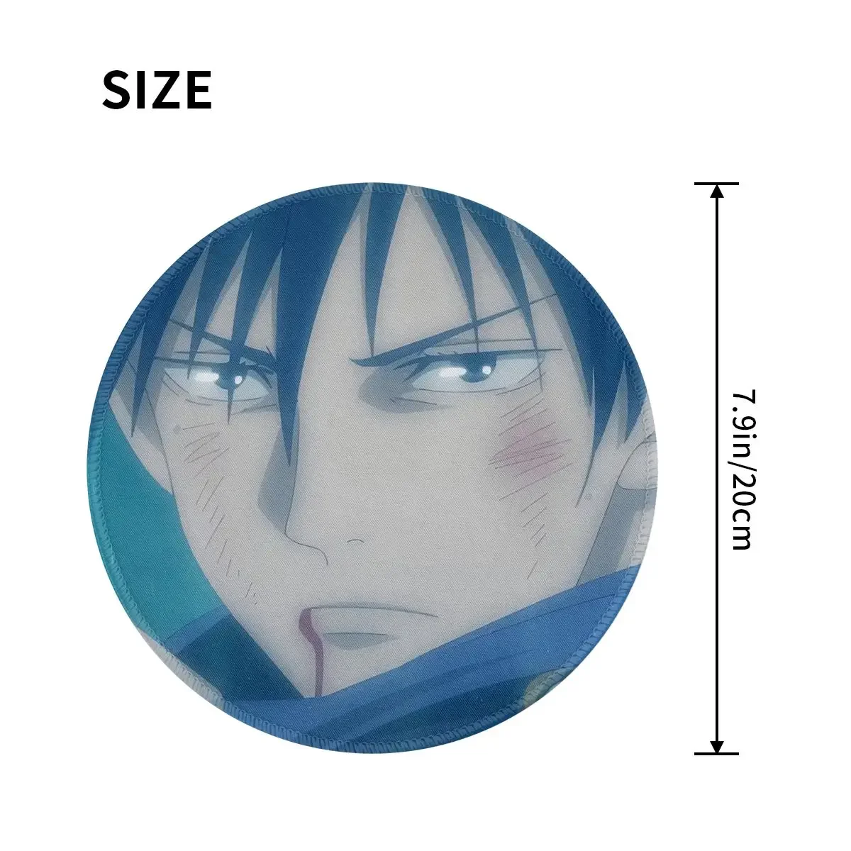 Megumi Besto Friendo Jujutsu Kaisen Sukuna Anime Round Mouse Pad Computer Keyboard Mouse Mat Gamer Laptop Desk Mat