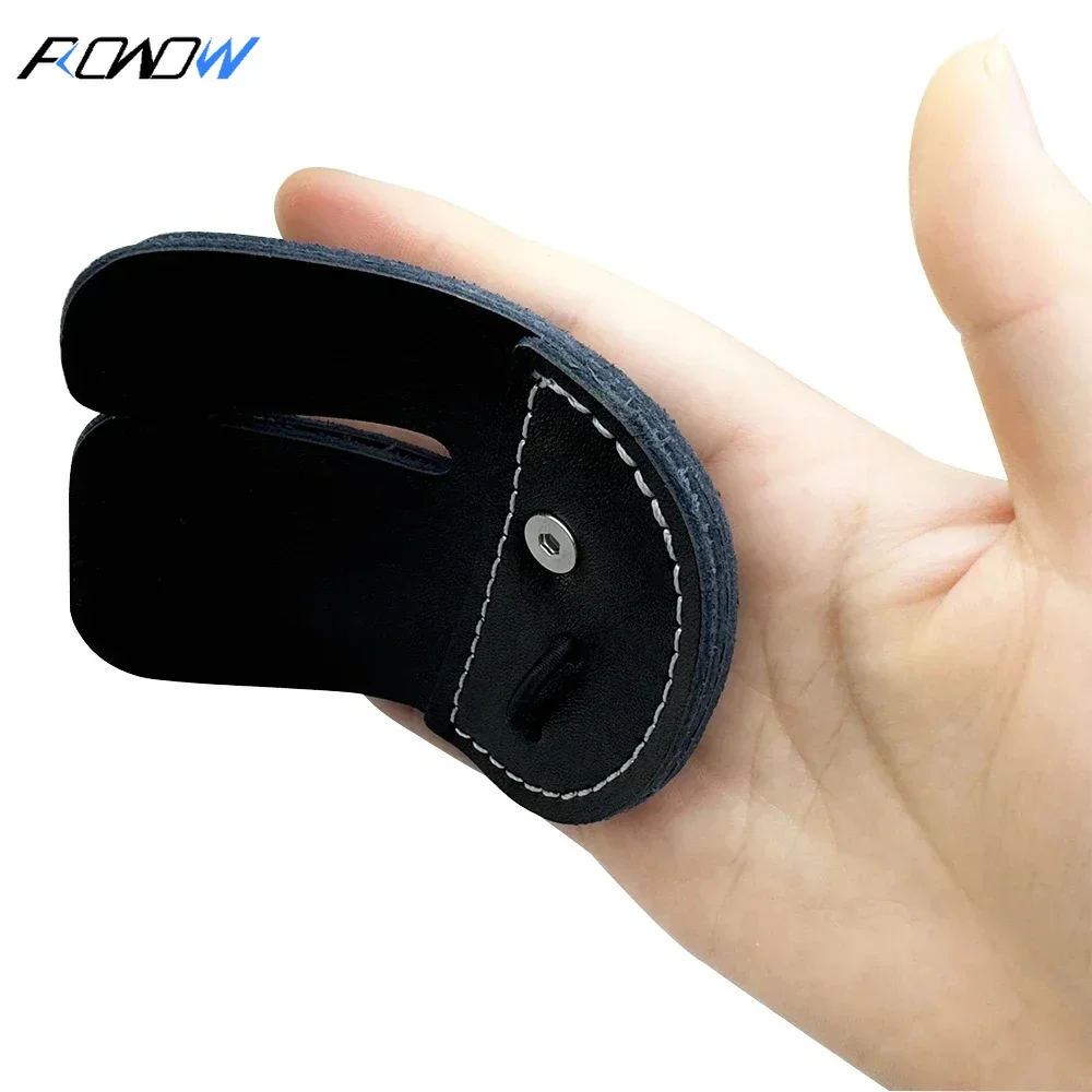 

ROWOW Finger Recurve Bow Accessories Mediterranean Guard Thick Leather Bow Straight Finger Guard Finger Guard Archery