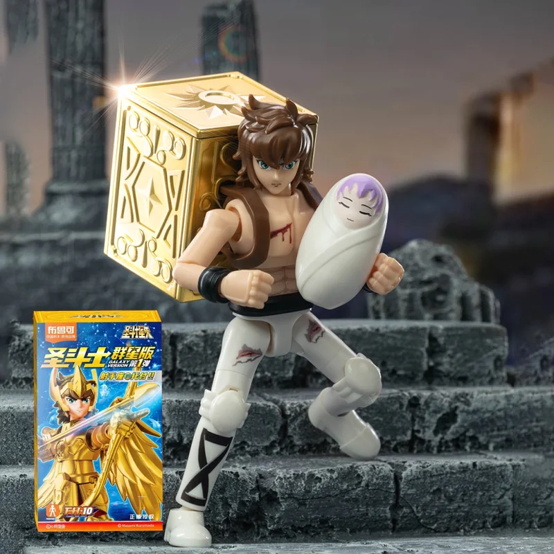 1/9 Pz Oro Originale Saint Seiya Action Figure Sagittario Aiolos Shura Seiya Phoenix Ikki Shun Figura di Montaggio Regalo Dei Bambini