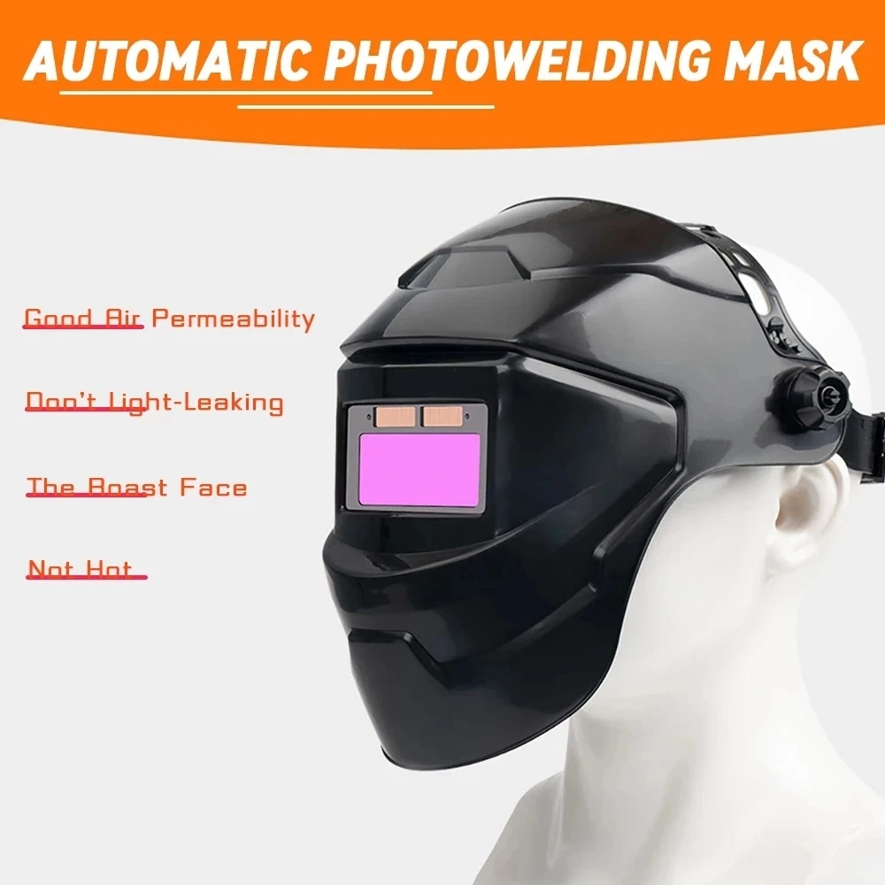 Variable Light Welding Helmet Solar Auto Darkenining Adjustment Welding Mask Arc Weld Grind Cut Eye Protect Cap Dimming Glasses