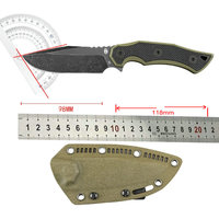 HX Outdoors D2 Knife Hunting Knives,Straight Camping Knives,Essential Tool For Self-defense Tool With Kydex Dropshipping