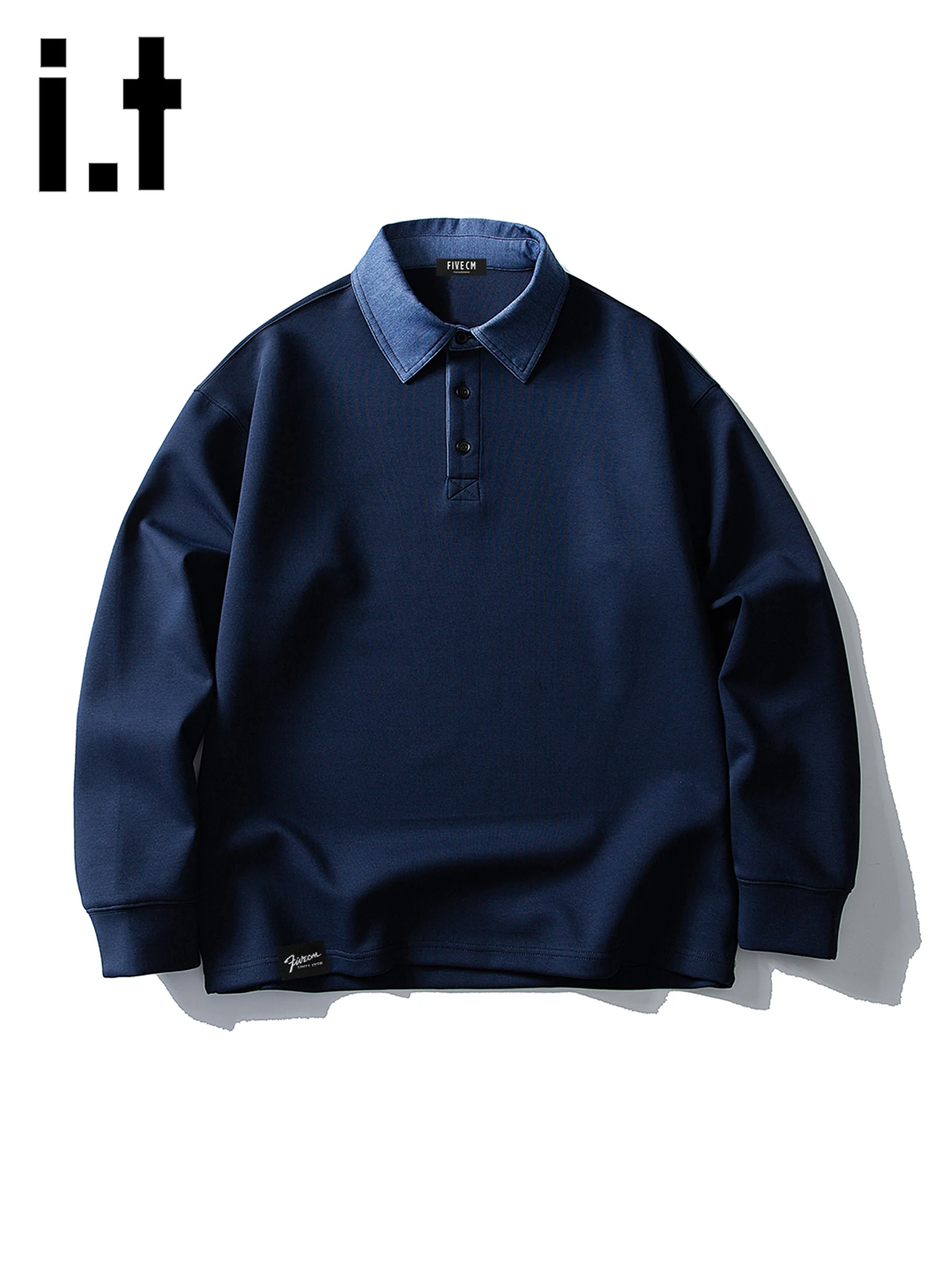 Camiseta  de Manga Longa com Caimento Solto para Homens, Estilo Casual, Camiseta de Uso Interno, Marca Tendência, Coleção...