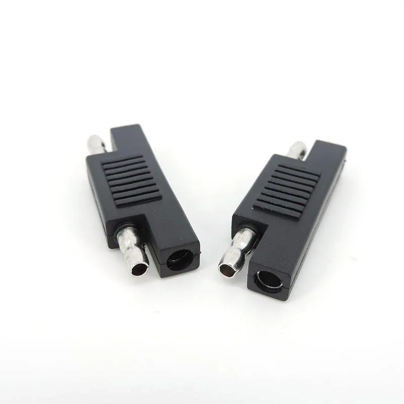 1/5pcs 12/24V Solar Panel SAE male head Polarity Reverse Adapter Connectors Battery Power Charger For Quick Disconnect Cable