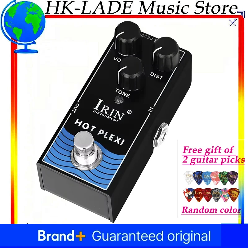 IRIN RF-13 Hot Plexl เอฟเฟคกีตาร์แบบจำลองเสียงคลาสสิก Sexy Spoon พร้อม True Bypass อะไหล่และอุปกรณ์เสริมสำหรับกีตาร์ไฟฟ้า