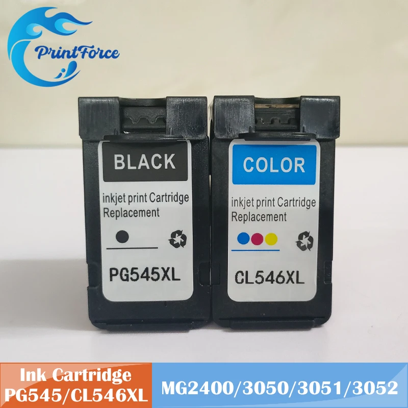 

545XL 546XL PG-545XL CL-546XL PG545 CL546 Ink Cartridge for Canon Pixma MG2400 MG2455 MG3050 MG3051 MG3052 MG3053 IP2800 IP2850
