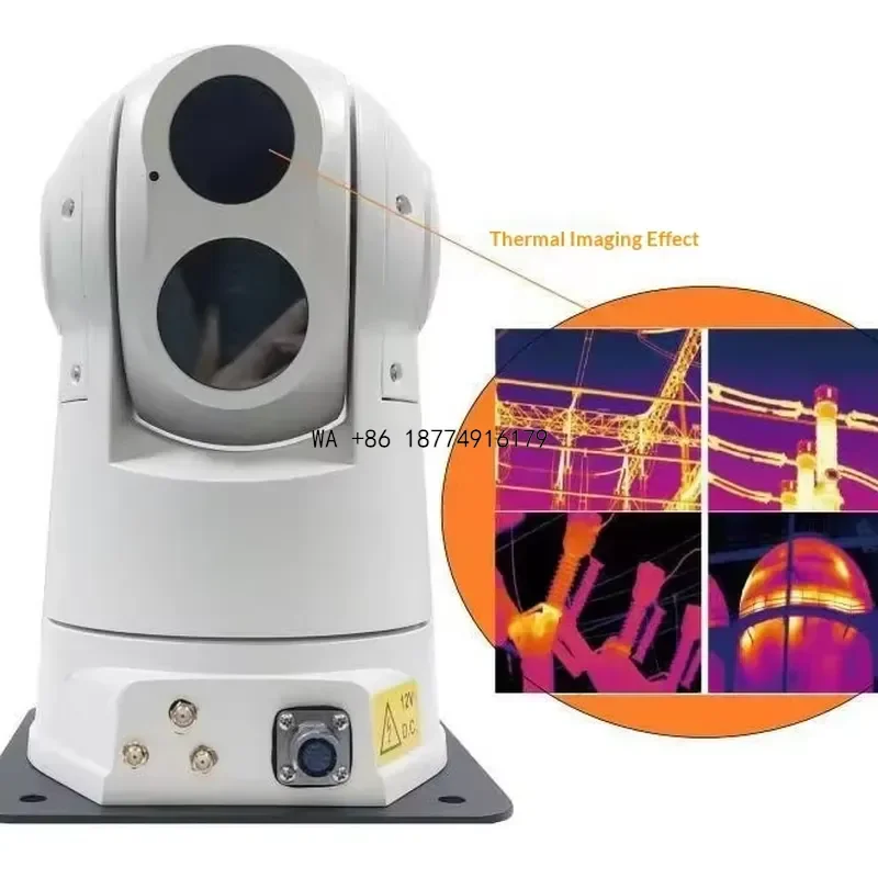 wmwmnu 5G 4G Thermal Imaging PTZ , Dual Spectrum Thermal Imaging Infrared White Light and Light, Model T60ODM OEM