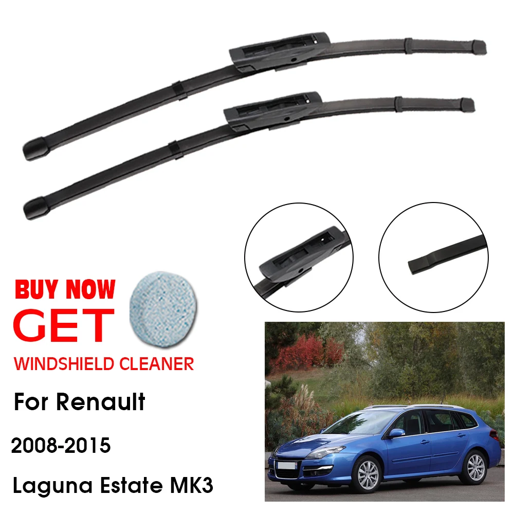 

Car Wiper For Renault Laguna Estate MK3 26"+16" 2008-2015 Front Window Washer Windscreen Windshield Wipers Blades Accessories