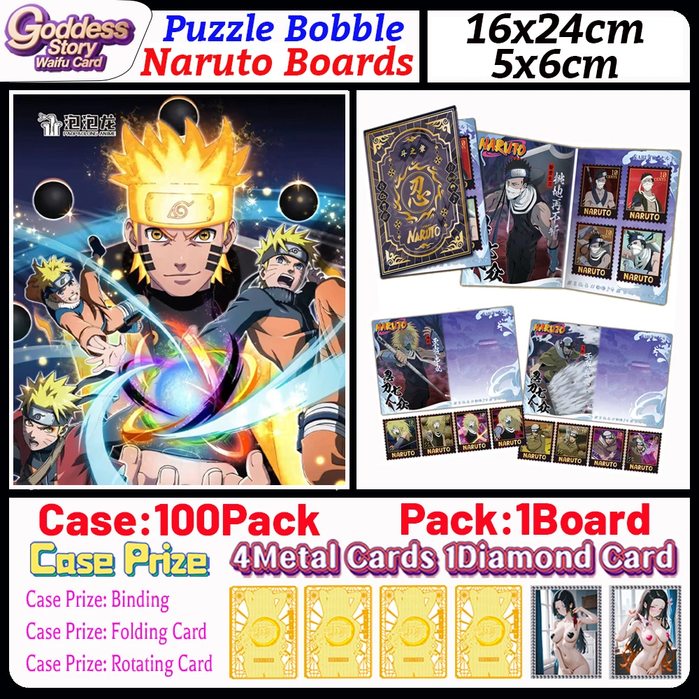 

2025 Newest ''Bobble Dragon''Naruto Boards Naruto Cards Collection Game Card Rare Doujin Booster Box Kids Toys Gifts
