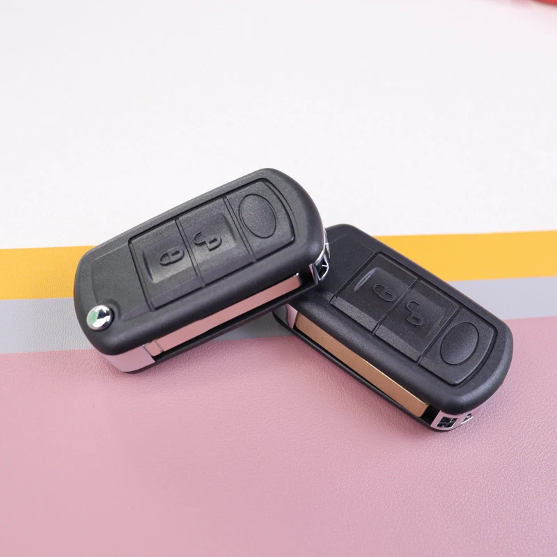 

For Range Rover Sport Vouge 2005-2008-2010 Fold Land Rover LR3 Discovery 3 Key Shell 3 Buttons Car Key Fob Shell Case Housing