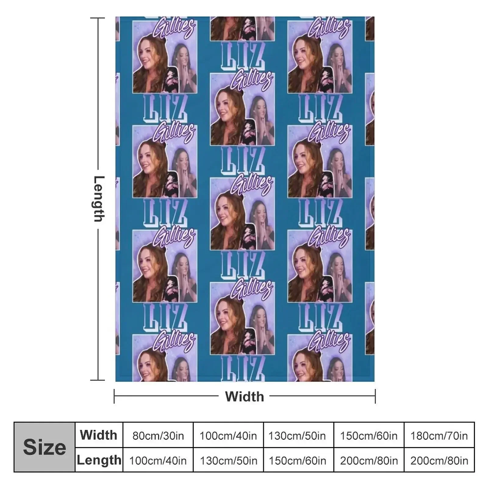 liz gillies 2000_s aesthetic Throw Blanket Luxury St Weighted Blankets