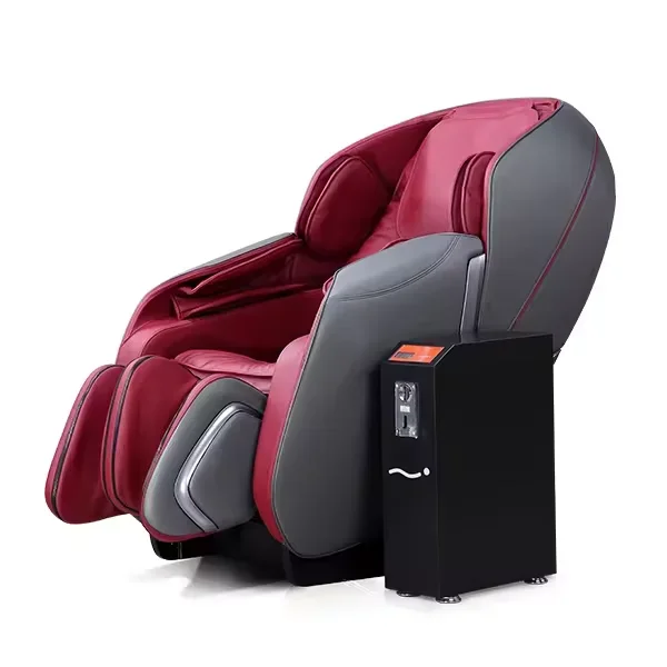 Pu Leather Electric Model Adjustable Comfortable Full Body Shiatus Commercial Massage Chair With Coin Operator