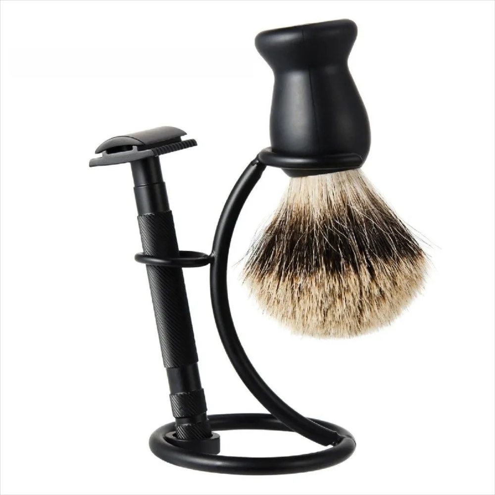 Multifunctional Razor Stand Holder Mustache Grooming Accessory Art Shaving Brush Stand Durable Razor Base