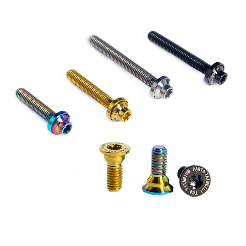 AliExpress TAIMEILI GR5 Titanium Alloy Flat Mount Brake Caliper Bolts Bicycle Abalone Direct Mount Screws Road Bike Hydraulic Brake