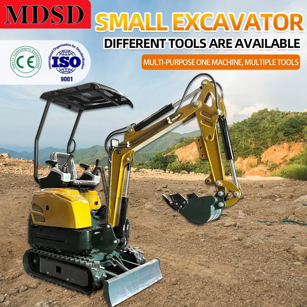 맞춤형 1.8톤 미니 굴삭기 무료 배송 유압 굴삭기 미니 굴착기 마이크로 굴삭기 쿠보타 소형 굴삭기 공장