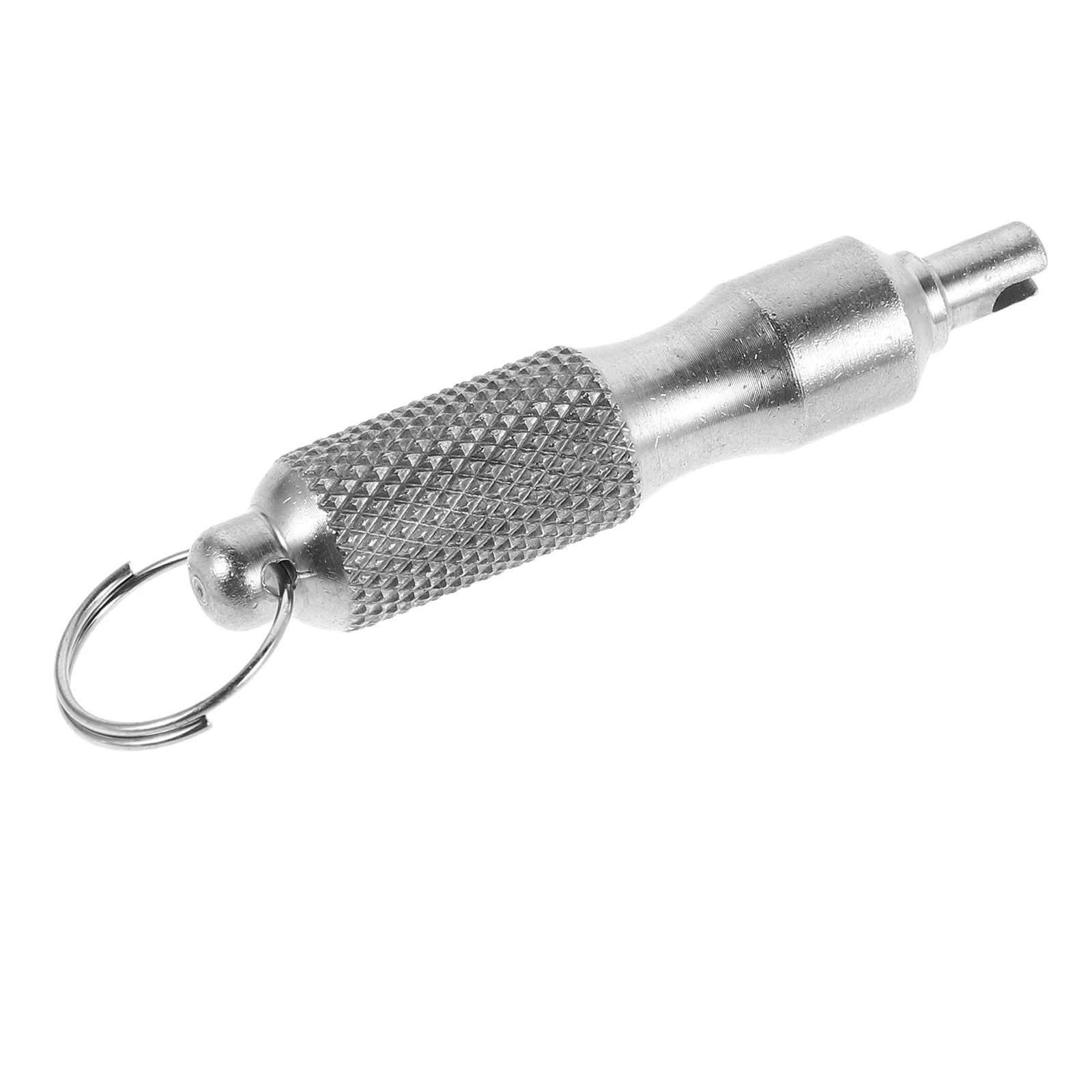 

Valve Stem Tool Keychain Stainless Steel Valve Core Remover Bike Tire Repair Car HVAC Maintenance Wrench Portable Durable