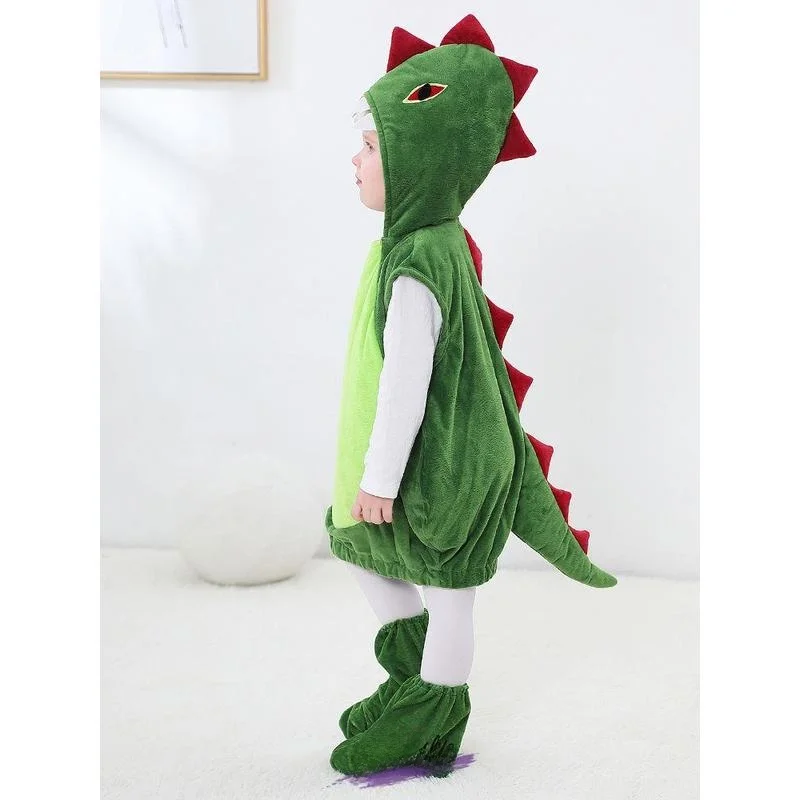 زي أطفال للهالوين على شكل ديناصور، ملابس تنكرية للحفلات التنكرية للأولاد والبنات