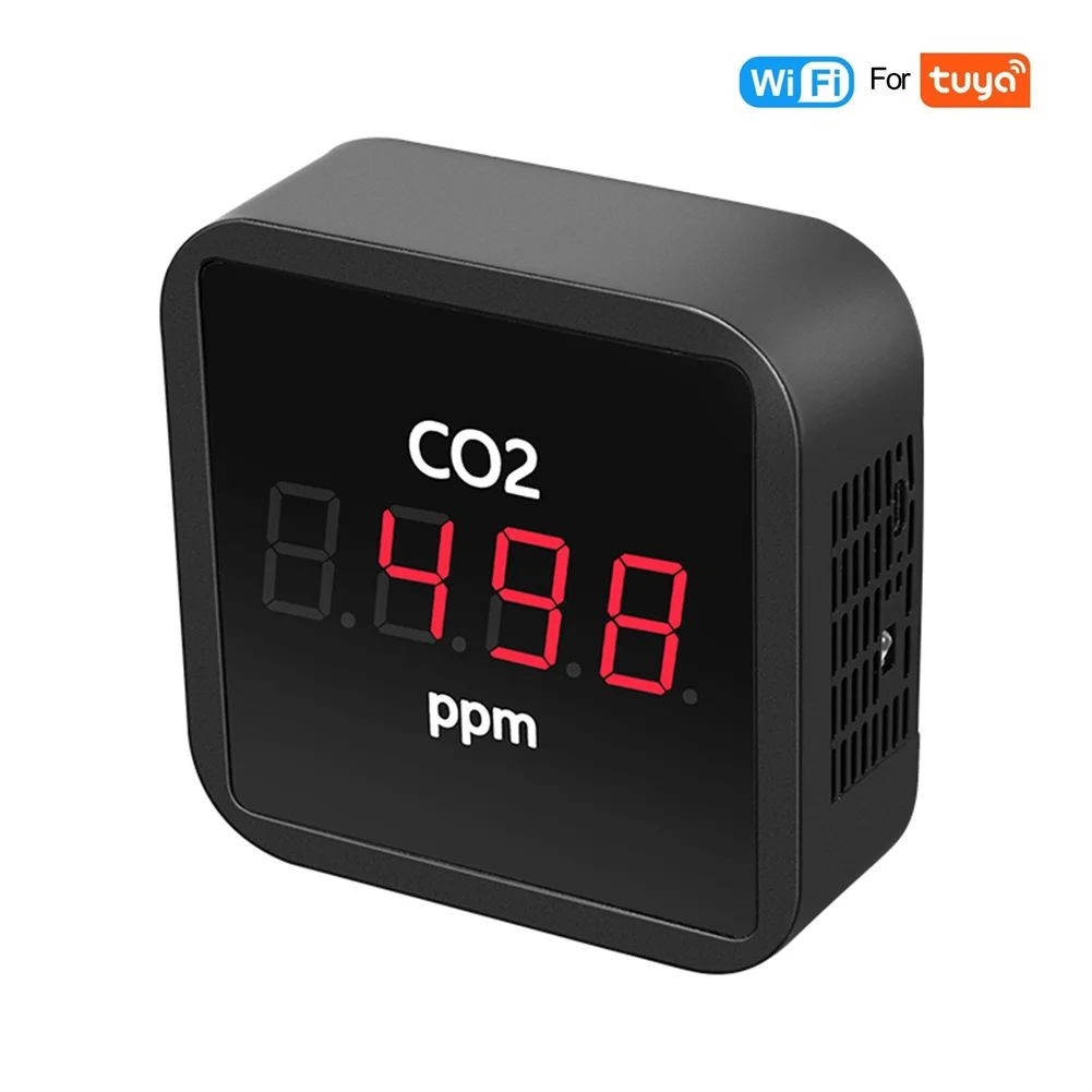 

Wi-Fi детектор углекислого газа в помещении, датчик температуры, умный дисплей, ЖК-дисплей, домашняя умная бытовая техника, аксессуары, бытовые детали