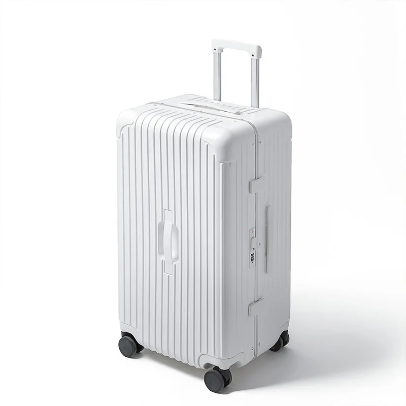 

Large capacity suitcase, aluminum frame trolley case, thickened, travel, password.