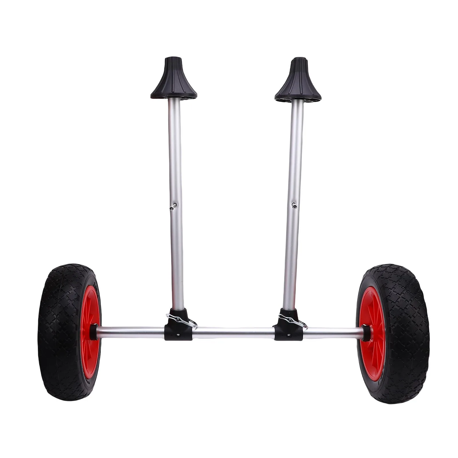 

Kayak Cart Adjustable Width Metal Frame Foldable Canoe Carrier Boat Trailer Transport with 10 Inch Tires Kayak Trolley