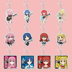 Anime Acrylic Keychain Bocchi the Rock Cartoon Character Pendant, Suitable for Bags and Keys,cosplay gifts Perfect Gift for Fans