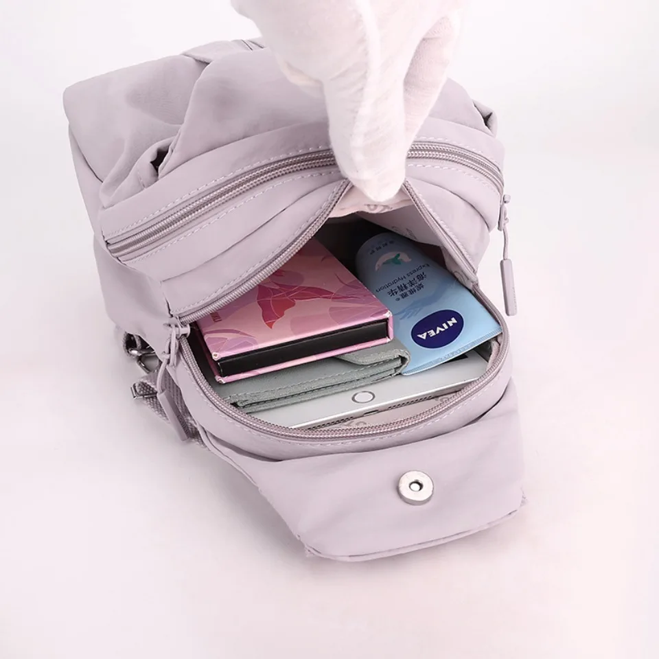 AOTIAN Zaini impermeabili multifunzionali Borse a tracolla a tracolla sul petto per donne Borsa da viaggio per bottiglia d'acqua in nylon per ragazze adolescenti