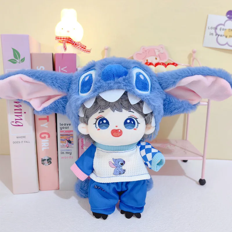 

Miniso Stilt Cotton Doll Clothes 20cm Doll Clothes Hat Set