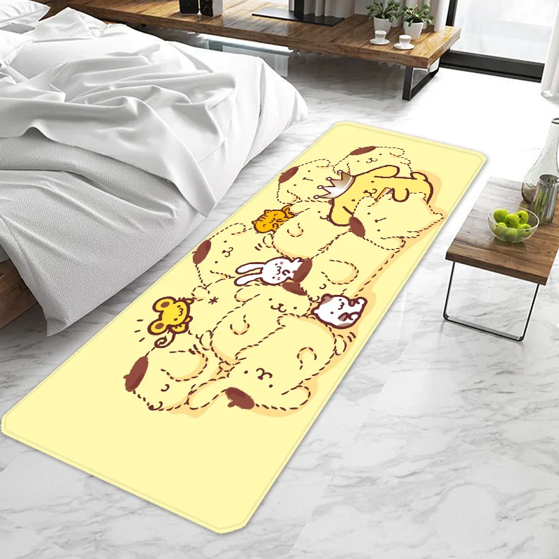 Cute Sanrio Hello Kitty  Entrance Doormat Non-slip Washable Kitchen Carpet Living Room Hallway Rugs Door Mats Bathroom Bath