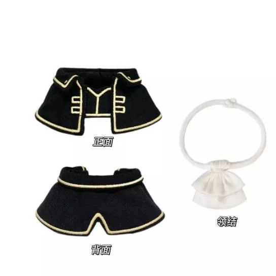 10 سنتيمتر فستان تأثيري عباءة القطن دمية فستان الفضة الروح مروحة دمية عباءة