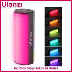 Ulanzi i-Light 미니 RGB 튜브 라이트, 휴대용 LED 사진 스틱, 비디오 필 램프, 마그네틱 2500-9000K, 브이로그 유튜브용