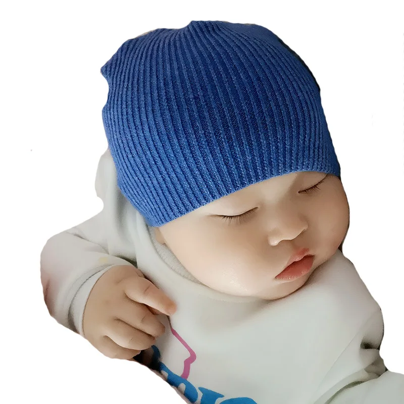 

Cute Winter Newborn baby Boys Girl Wool Ribbed knitted Hats New Designer Girls Infant Hats Soft Solid color Toddler Kids Beanies