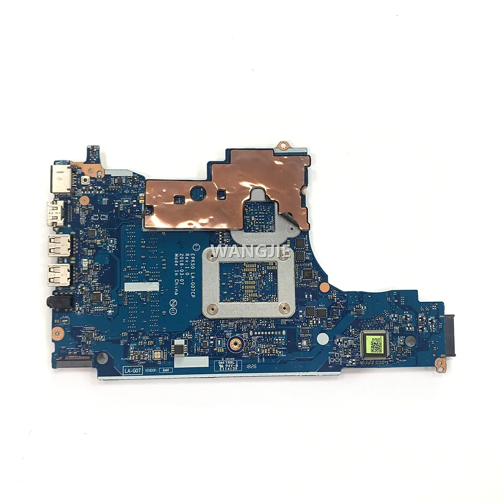 L20362-001 L20362-601 EPK50 LA-G07CP For HP 15-DA Series Laptop Motherboard SR3LA I5-8250U CPU MX110 2GB 100% Working