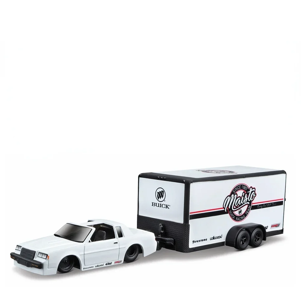 Maisto 1:64 Volkswagen Van Samba  Alameda Trailer Trailer Model Simulation Car Model Alloy Car Toy Male Collection Gift