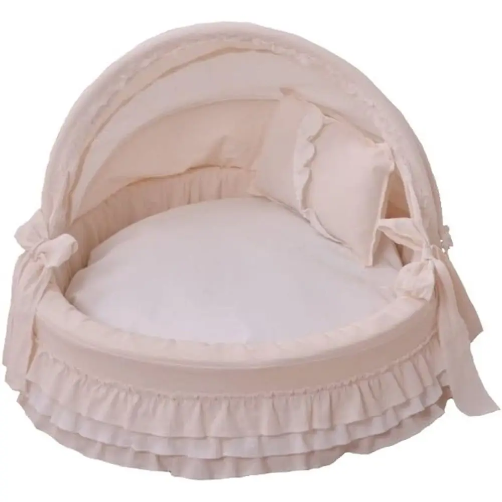 

All-Season Pet Cradle for Cats and Small to Medium Dogs - Removable Washable Cover
