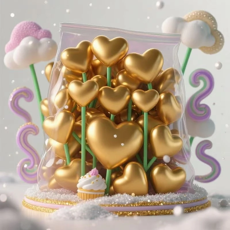 20 Stücke Kuchen Topper Gold Silber Ball Alles Gute Zum Geburtstag Kuchen Topper DIY Cupcake Flagge Hochzeit Weihnachten Ball Dekor Geburtstag Dekoration