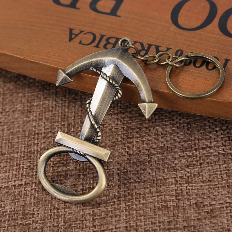 10pcs/lot Anchor Shaped Beer Bottle Openers for Wedding Birthday Wine Opener Cooking Tool Gifts for Guests