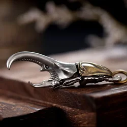 Personality Dung Beetle Key Chain Bottle Opener Keyring for Men Women Punk Beetle Key Chains Jewelry Accessories Gifts