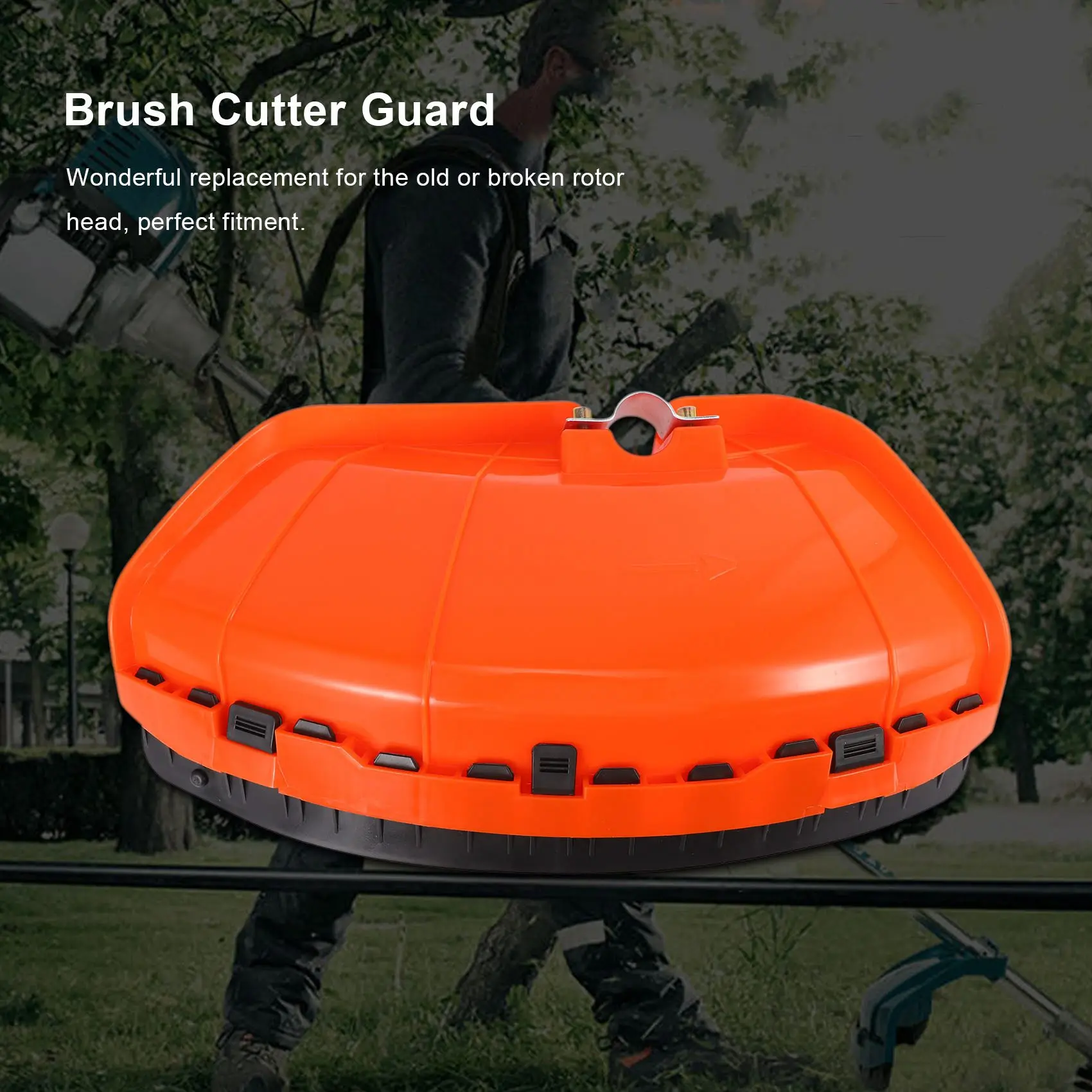 Universal Brush Cutter Shield Lawn Mower Guard Lightweight Plastic Grass Trimmer Blade Protector Cover For 26mm/28mm ZJY