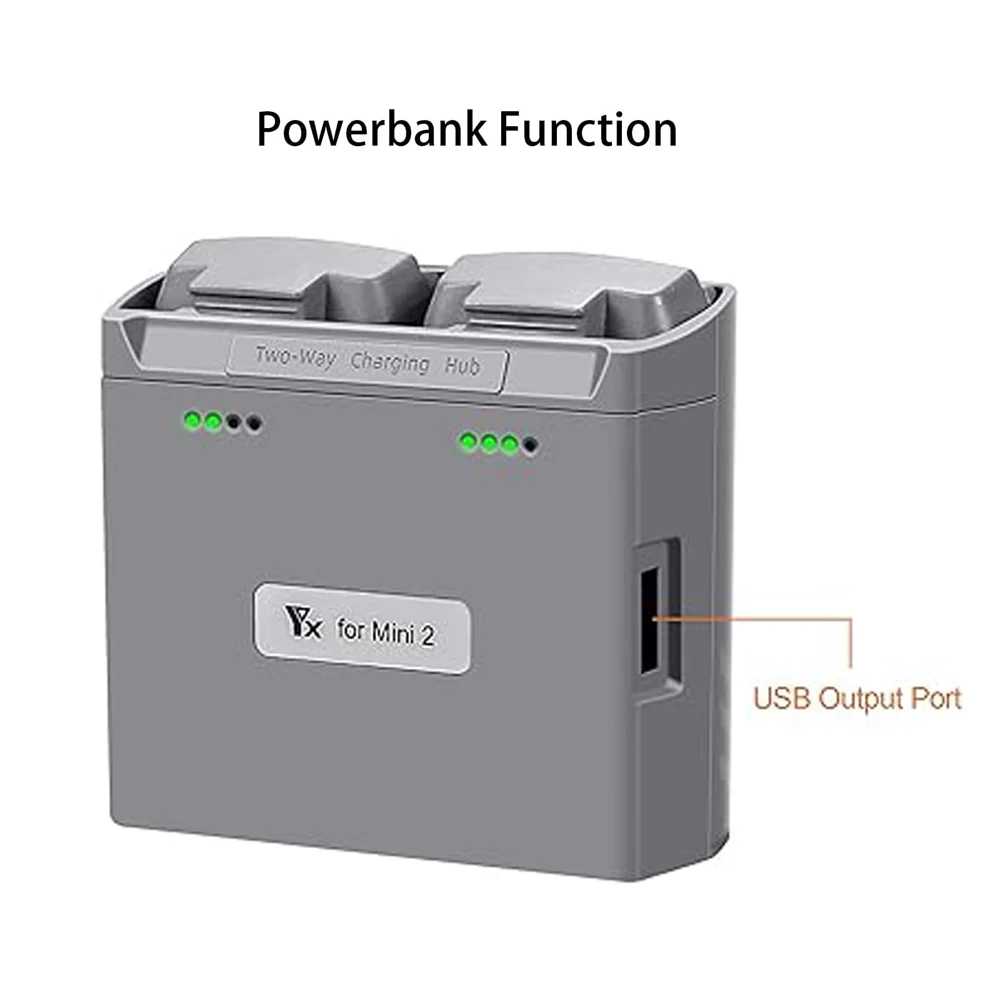 Two Way Charging Hub For DJI Mini 4K / Mini 2 / Mini SE / Mini 2 SE Drone Battery USB Charger Intelligent Flight Accessories