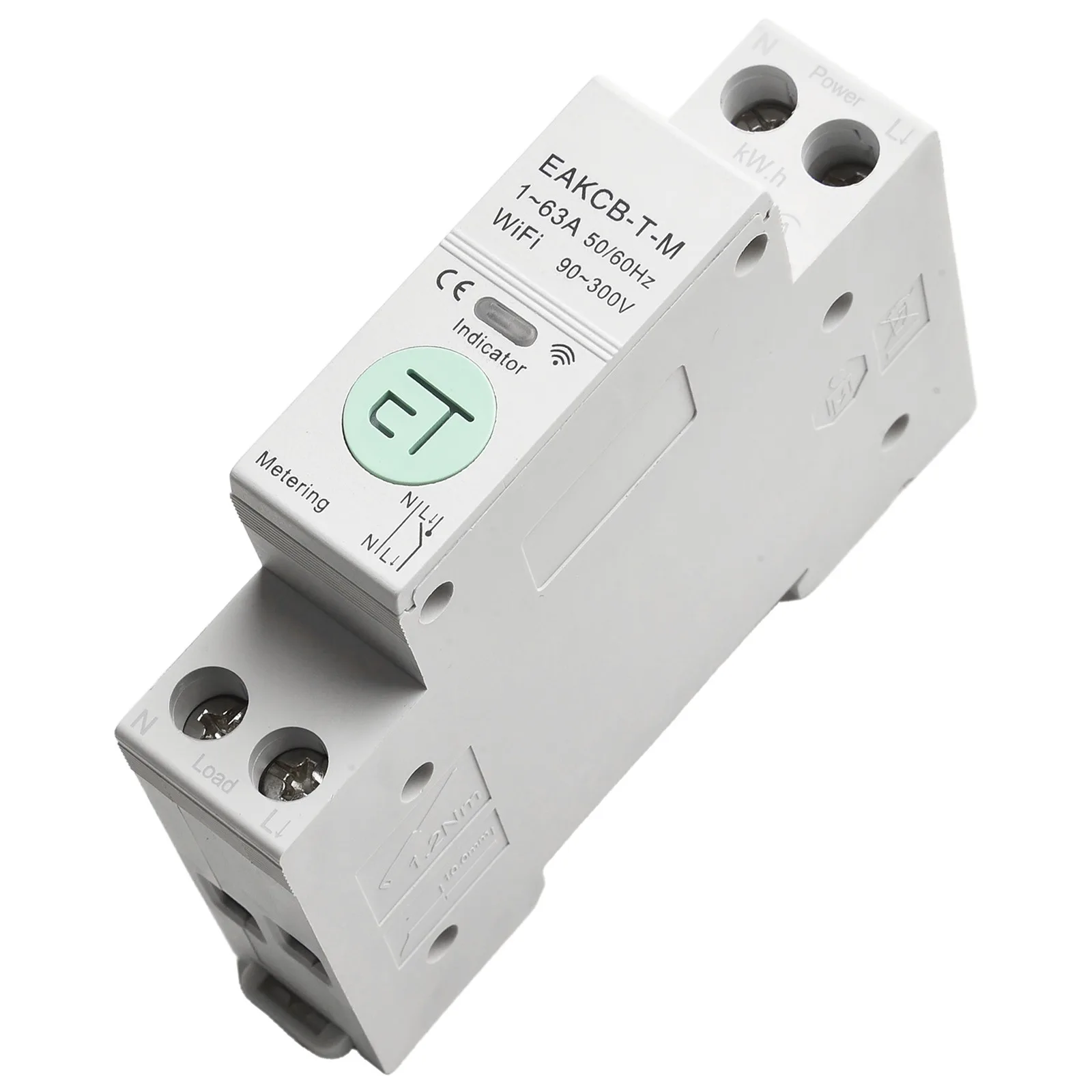 

Для интеллектуального автоматического выключателя, совместимого с Tuya, с беспроводным управлением, мониторингом энергии и регулируемыми настройками защиты