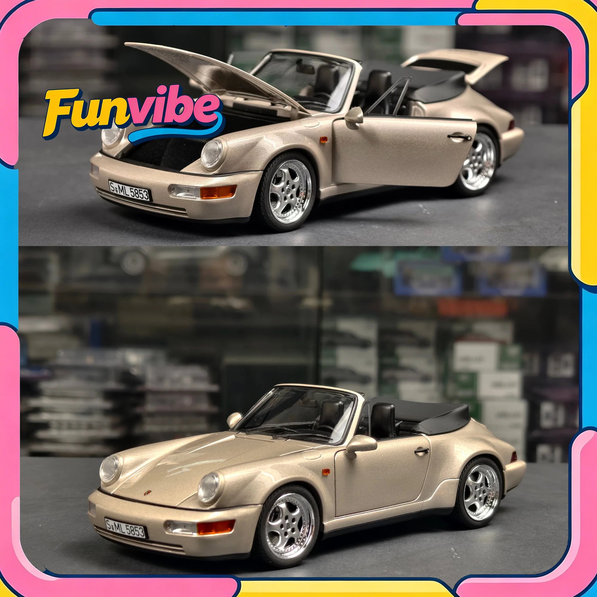 

NOREV 1:18 Porsche 911 Carrera 2 Turbo 1992, коллекционная модель автомобиля из литого сплава, классическая имитационная модель, подарок для мальчика